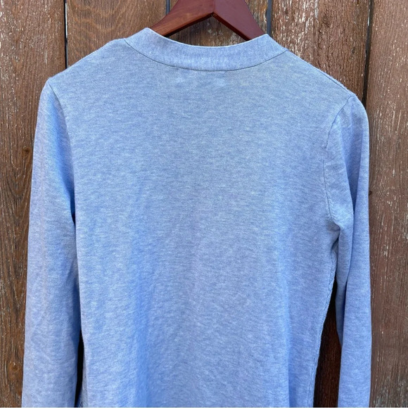 KAREN SCOTT Women’s Light Blue Knit Pattern Cardigan Size XS - Picture 9 of 12